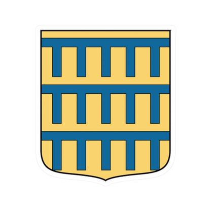 Coa Germany Family Lyskirchen (Germany) (Coat of Arms) STICKER Vinyl Kiss-Cut Decal 2 Inch White - The Sticker Space