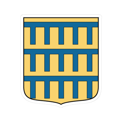 Coa Germany Family Lyskirchen (Germany) (Coat of Arms) STICKER Vinyl Kiss-Cut Decal 3 Inch White - The Sticker Space