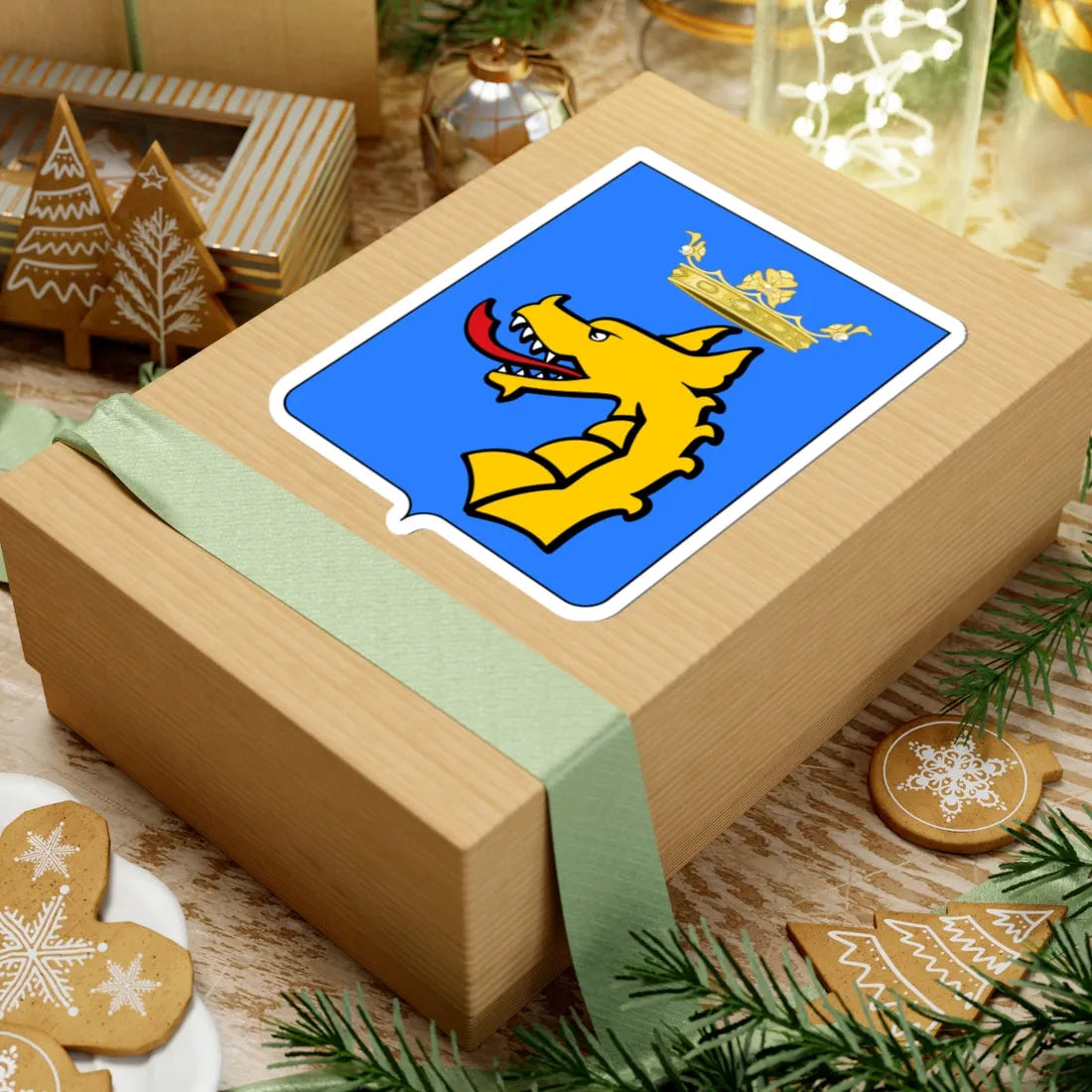 CoA Gherardinghi family (Italy) (Coat of Arms) STICKER Vinyl Kiss-Cut Decal - The Sticker Space