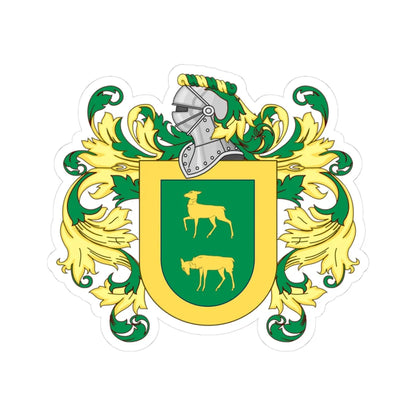 COA Gómez de Cervantes (Costa Rica) (Coat of Arms) STICKER Vinyl Kiss-Cut Decal - The Sticker Space