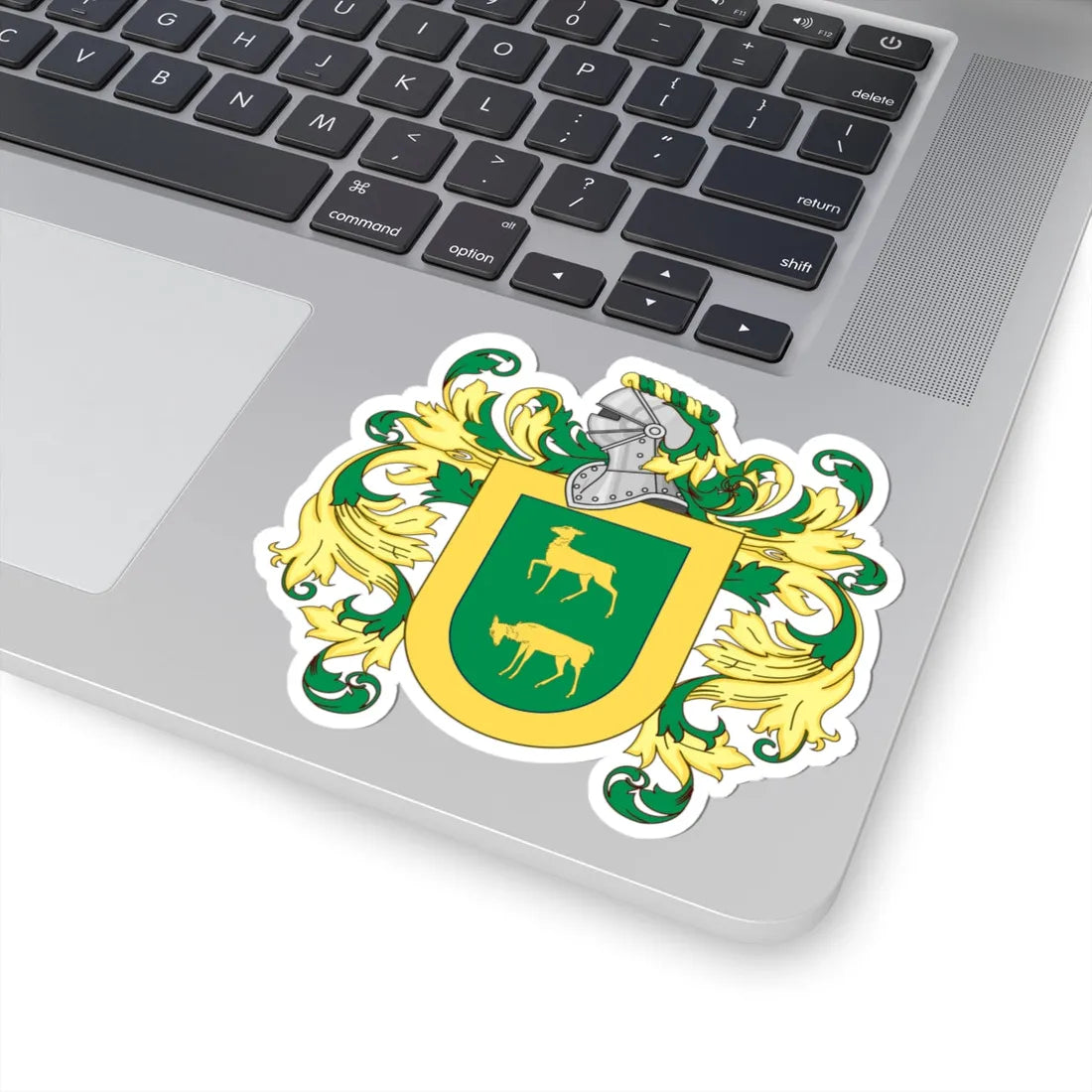 COA Gómez de Cervantes (Costa Rica) (Coat of Arms) STICKER Vinyl Kiss-Cut Decal - The Sticker Space