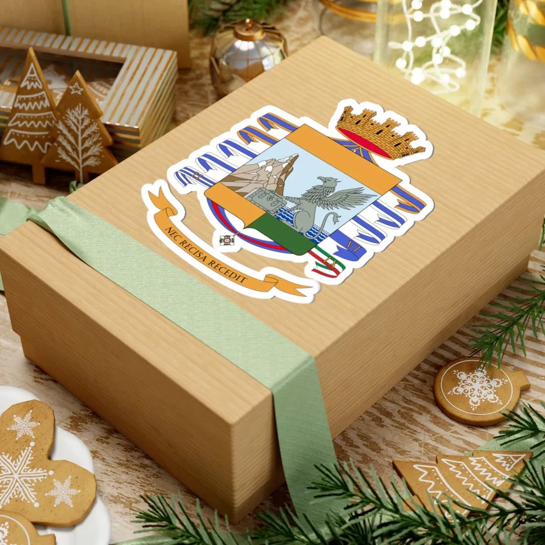 CoA Guardia di Finanza (Italy) (Coat of Arms) STICKER Vinyl Kiss-Cut Decal - The Sticker Space