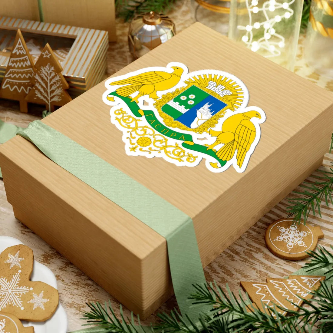 COA Haspra Krym (Russia) (Coat of Arms) STICKER Vinyl Kiss-Cut Decal - The Sticker Space