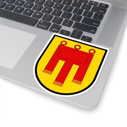 Coa House of Tuebingen framed (Germany) (Coat of Arms) STICKER Vinyl Kiss-Cut Decal - The Sticker Space