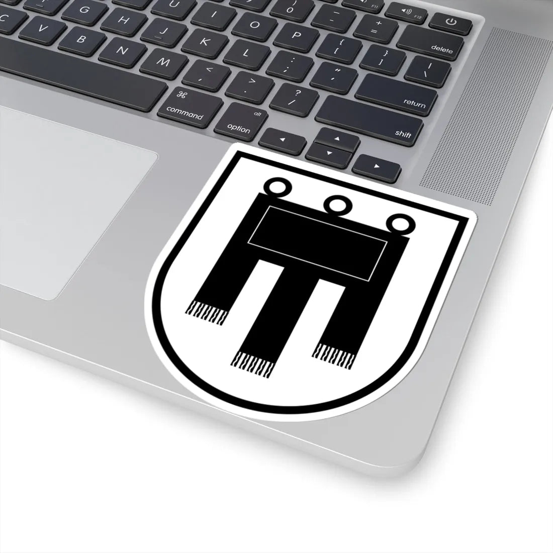 Coa House of Werdenberg-1 framed (Austria) (Coat of Arms) STICKER Vinyl Kiss-Cut Decal - The Sticker Space