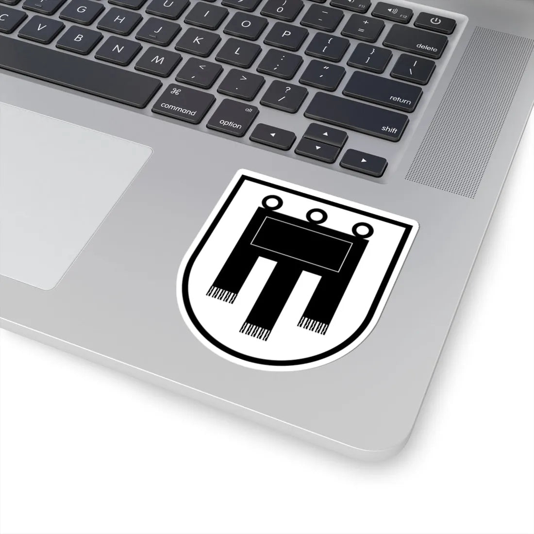 Coa House of Werdenberg-1 framed (Switzerland) (Coat of Arms) STICKER Vinyl Kiss-Cut Decal - The Sticker Space