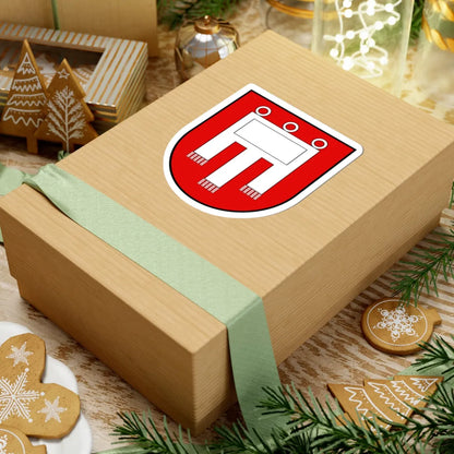 Coa House of Werdenberg-2 (Switzerland) (Coat of Arms) STICKER Vinyl Kiss-Cut Decal - The Sticker Space