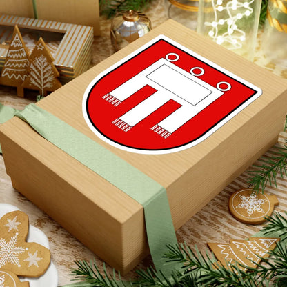 Coa House of Werdenberg-2 (Switzerland) (Coat of Arms) STICKER Vinyl Kiss-Cut Decal - The Sticker Space