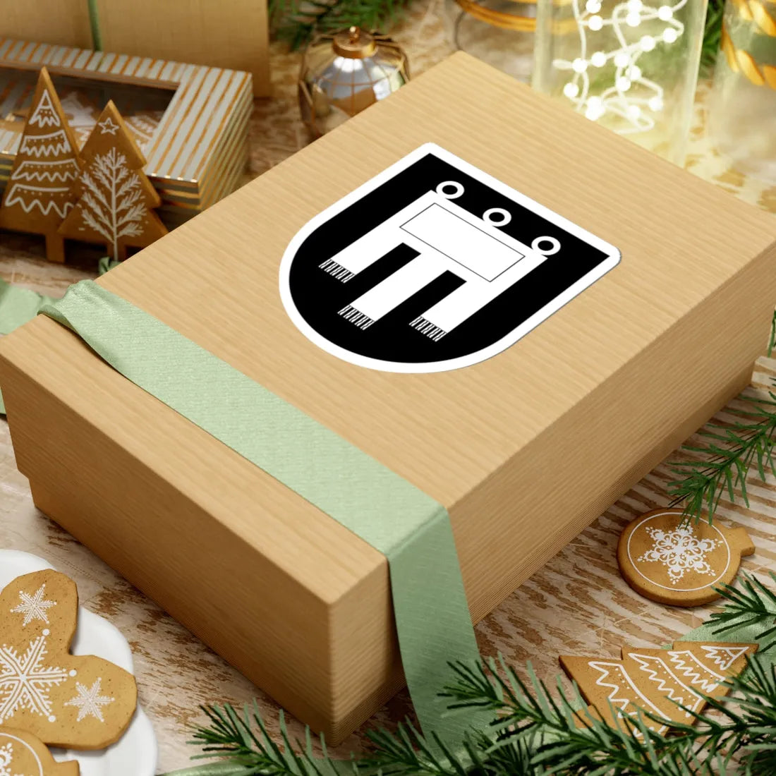 Coa House of Werdenberg-3 (Switzerland) (Coat of Arms) STICKER Vinyl Kiss-Cut Decal - The Sticker Space