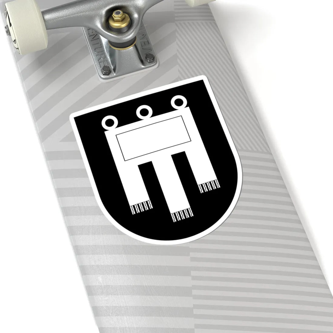 Coa House of Werdenberg-3 (Switzerland) (Coat of Arms) STICKER Vinyl Kiss-Cut Decal - The Sticker Space