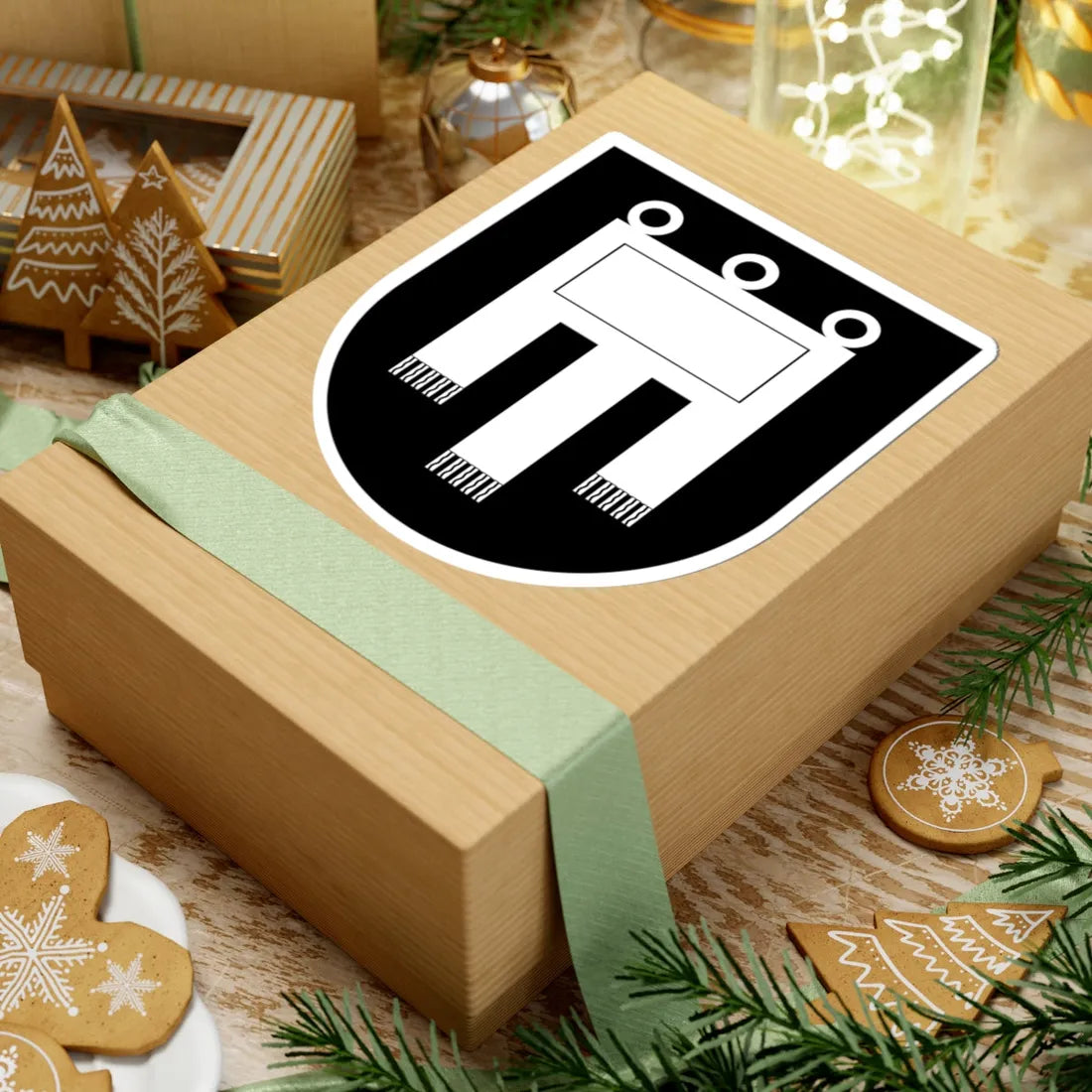 Coa House of Werdenberg-3 (Switzerland) (Coat of Arms) STICKER Vinyl Kiss-Cut Decal - The Sticker Space