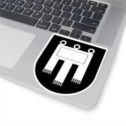 Coa House of Werdenberg-3 (Switzerland) (Coat of Arms) STICKER Vinyl Kiss-Cut Decal - The Sticker Space