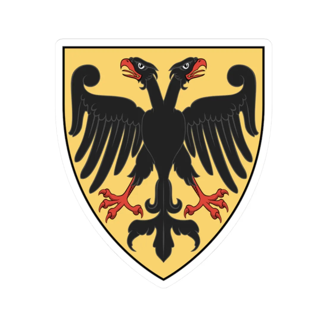 Coa Hungary Clan Balogh (Hungary) (Coat of Arms) STICKER Vinyl Kiss-Cut Decal 2 Inch White - The Sticker Space