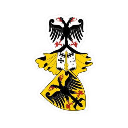 Coa Hungary Clan Balogh v2 (Hungary) (Coat of Arms) STICKER Vinyl Kiss-Cut Decal 2 Inch White - The Sticker Space