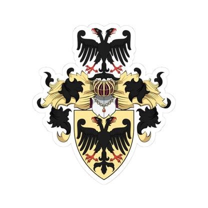 Coa Hungary Clan Balogh v3 (Hungary) (Coat of Arms) STICKER Vinyl Kiss-Cut Decal 3 Inch White - The Sticker Space