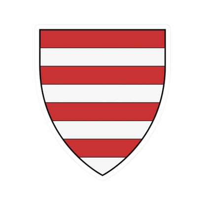 Coa Hungary Country History 855-1301 (Hungary) (Coat of Arms) STICKER Vinyl Kiss-Cut Decal 2 Inch White - The Sticker Space
