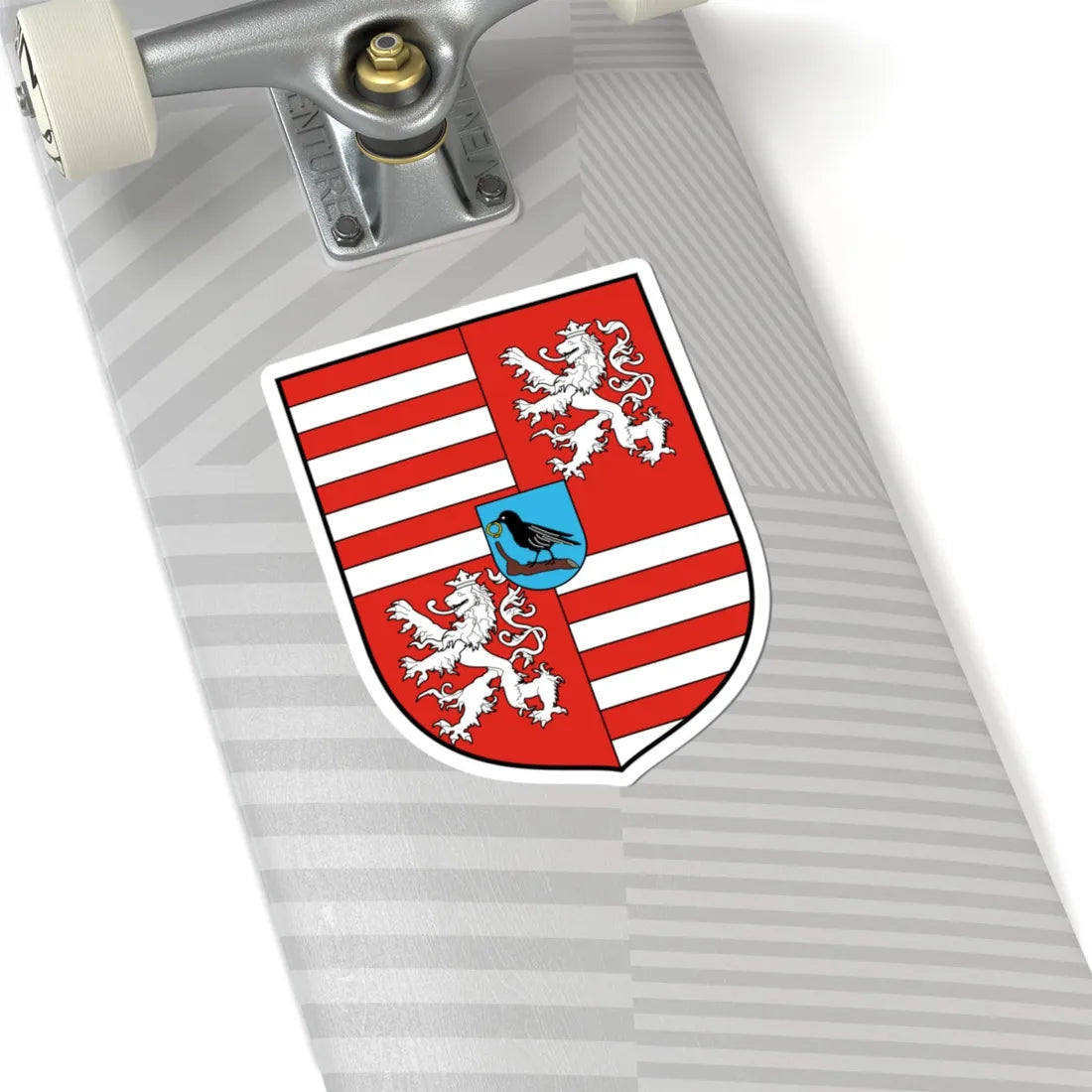 Coa Hungary Country History Mathias Corvinus 21458-1490 (Czech Republic) (Coat of Arms) STICKER Vinyl Kiss-Cut Decal - The Sticker Space