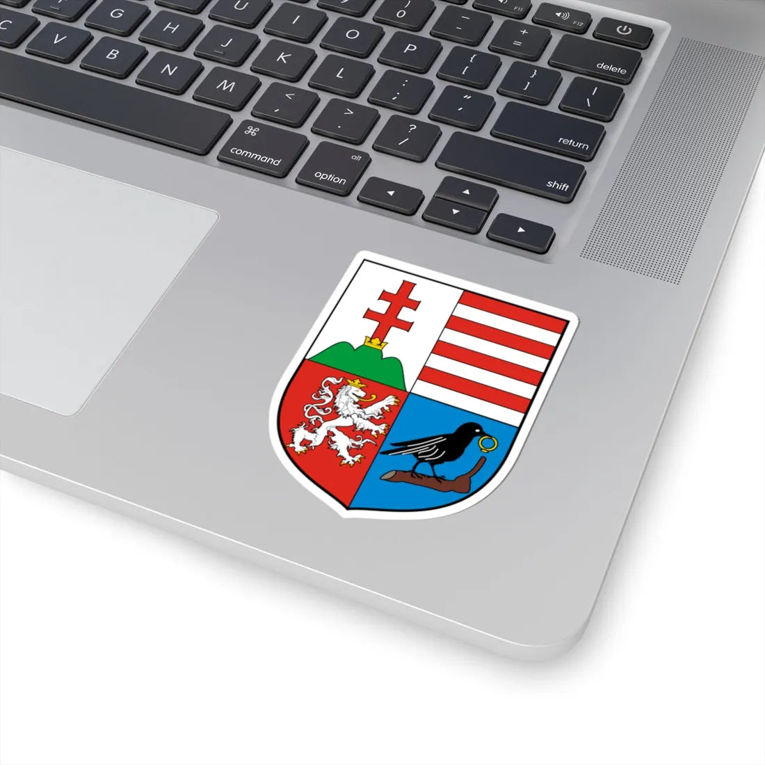 Coa Hungary Country History Mathias Corvinus 31458-1490 (Czech Republic) (Coat of Arms) STICKER Vinyl Kiss-Cut Decal - The Sticker Space