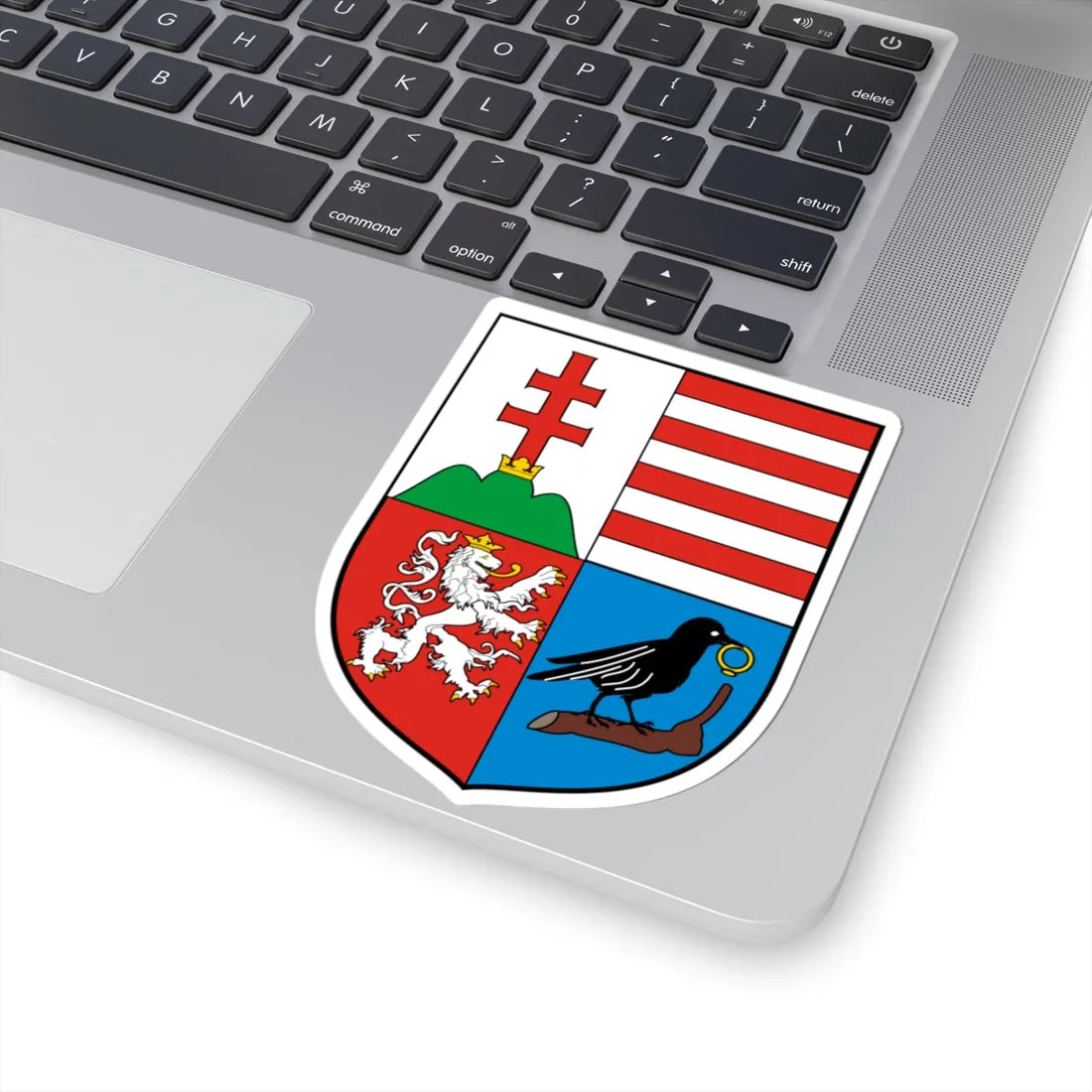 Coa Hungary Country History Mathias Corvinus 31458-1490 (Hungary) (Coat of Arms) STICKER Vinyl Kiss-Cut Decal - The Sticker Space
