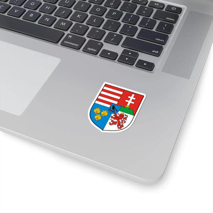 Coa Hungary Country History Mathias Corvinus 51458-1490 (Czech Republic) (Coat of Arms) STICKER Vinyl Kiss-Cut Decal - The Sticker Space