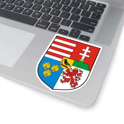 Coa Hungary Country History Mathias Corvinus mid 11458-1490 (Czech Republic) (Coat of Arms) STICKER Vinyl Kiss-Cut Decal - The Sticker Space