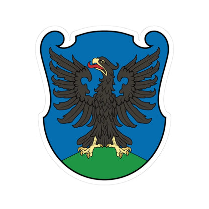 Coa Hungary County Alsó-Fehér Historical (Hungary) (Coat of Arms) STICKER Vinyl Kiss-Cut Decal 3 Inch White - The Sticker Space