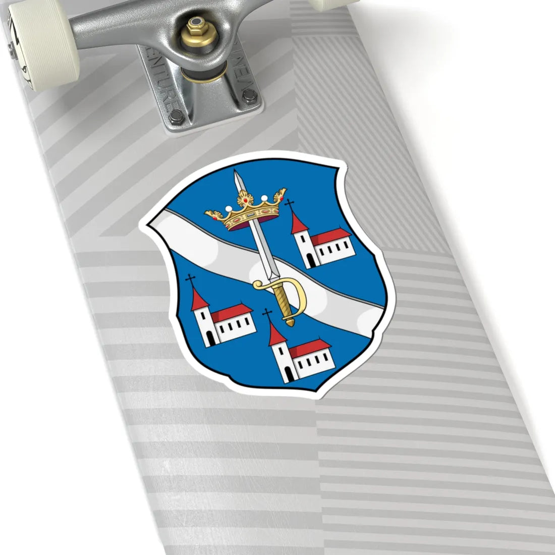 Coa Hungary County Bars history (Hungary) (Coat of Arms) STICKER Vinyl Kiss-Cut Decal - The Sticker Space