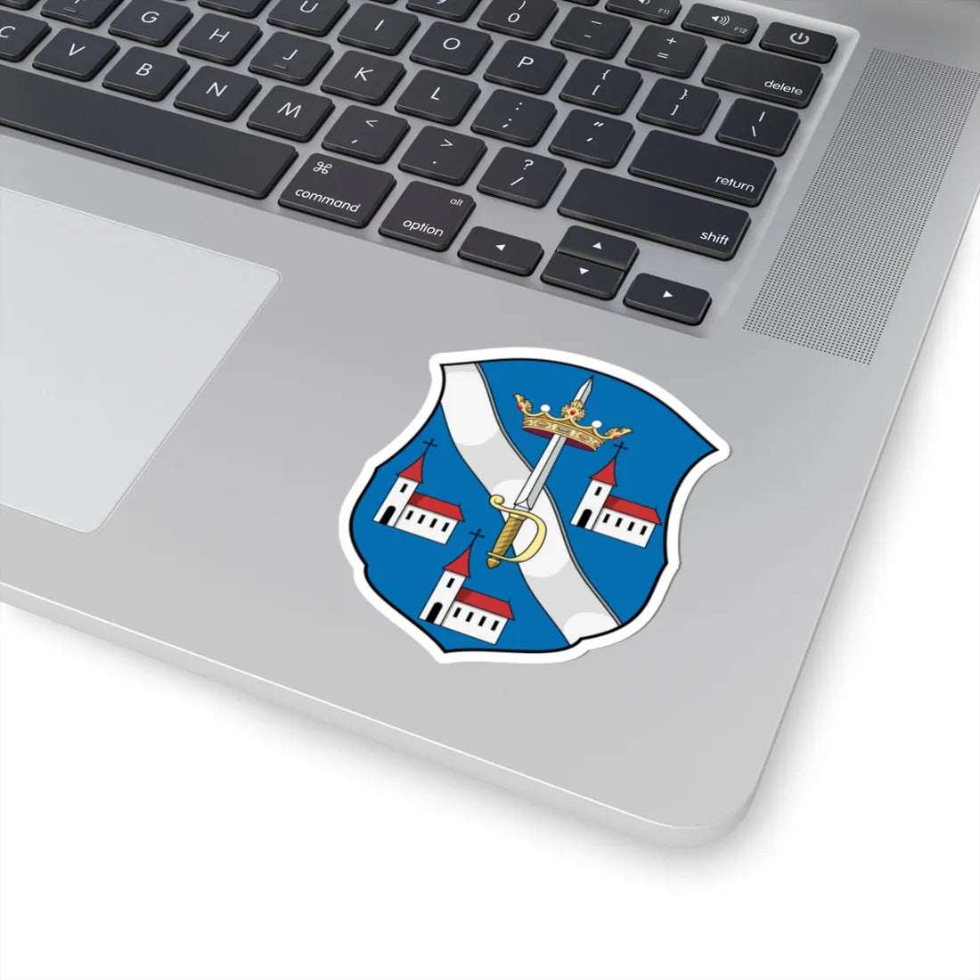 Coa Hungary County Bars history (Hungary) (Coat of Arms) STICKER Vinyl Kiss-Cut Decal - The Sticker Space