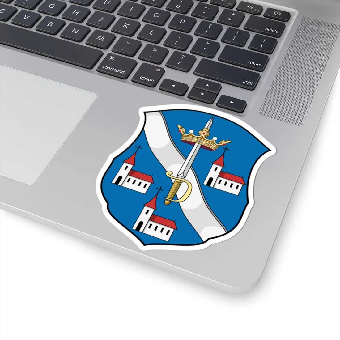 Coa Hungary County Bars history (Hungary) (Coat of Arms) STICKER Vinyl Kiss-Cut Decal - The Sticker Space
