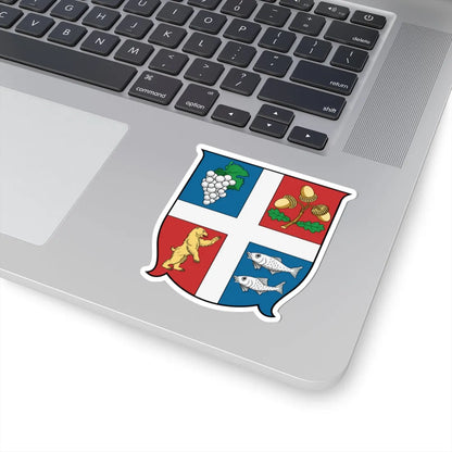 Coa Hungary County Bereg history (Hungary) (Coat of Arms) STICKER Vinyl Kiss-Cut Decal - The Sticker Space