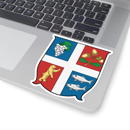 Coa Hungary County Bereg history (Hungary) (Coat of Arms) STICKER Vinyl Kiss-Cut Decal - The Sticker Space