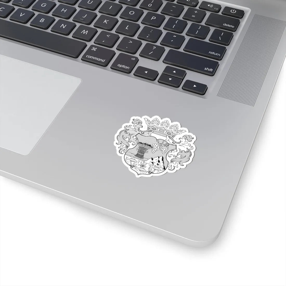 Coa Hungary County Bihar BW (Hungary) (Coat of Arms) STICKER Vinyl Kiss-Cut Decal - The Sticker Space