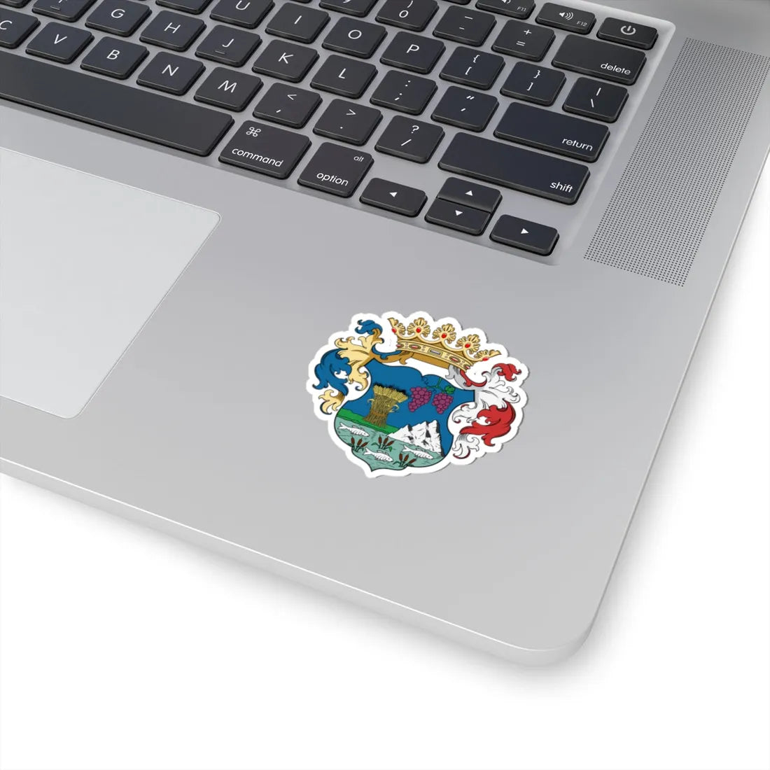 Coa Hungary County Bihar (Hungary) (Coat of Arms) STICKER Vinyl Kiss-Cut Decal - The Sticker Space