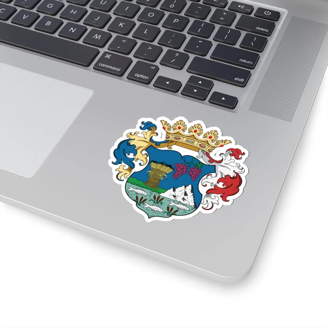 Coa Hungary County Bihar (Hungary) (Coat of Arms) STICKER Vinyl Kiss-Cut Decal - The Sticker Space