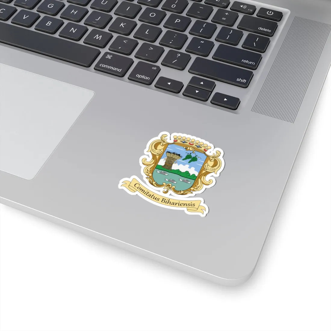 Coa Hungary County Bihar v3 (Hungary) (Coat of Arms) STICKER Vinyl Kiss-Cut Decal - The Sticker Space