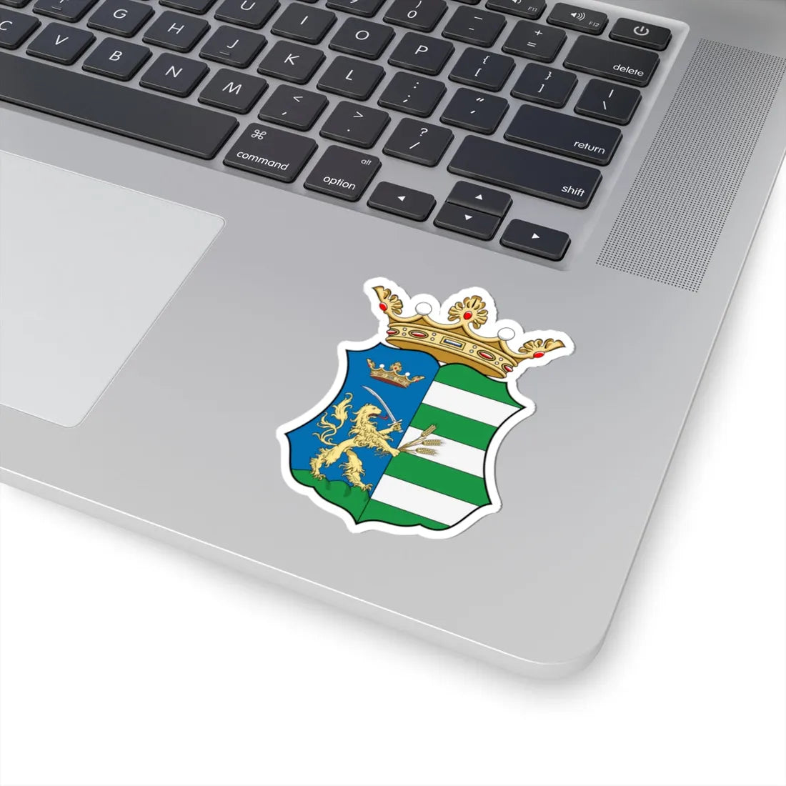 Coa Hungary County Békés history (Hungary) (Coat of Arms) STICKER Vinyl Kiss-Cut Decal - The Sticker Space