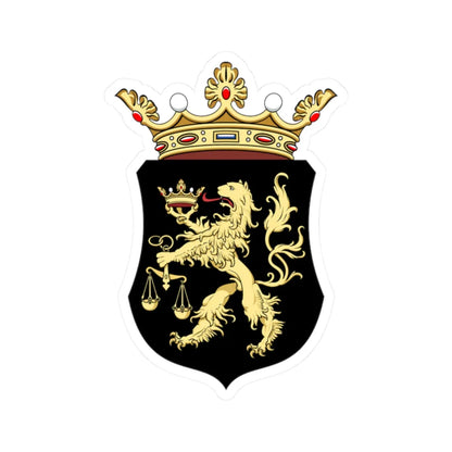 Coa Hungary County Borsod history (Hungary) (Coat of Arms) STICKER Vinyl Kiss-Cut Decal 2 Inch White - The Sticker Space