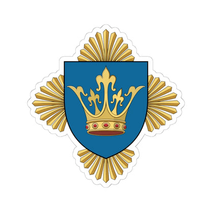 Coa Hungary County Brassó history (Hungary) (Coat of Arms) STICKER Vinyl Kiss-Cut Decal 6 Inch White - The Sticker Space