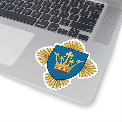 Coa Hungary County Brassó history (Hungary) (Coat of Arms) STICKER Vinyl Kiss-Cut Decal - The Sticker Space