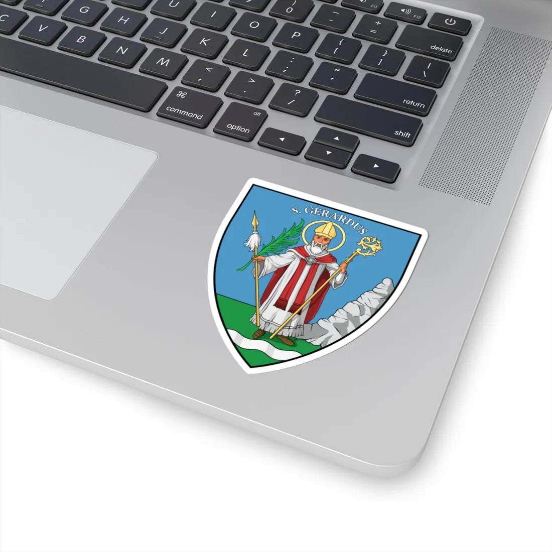Coa Hungary County Csanád history (Hungary) (Coat of Arms) STICKER Vinyl Kiss-Cut Decal - The Sticker Space