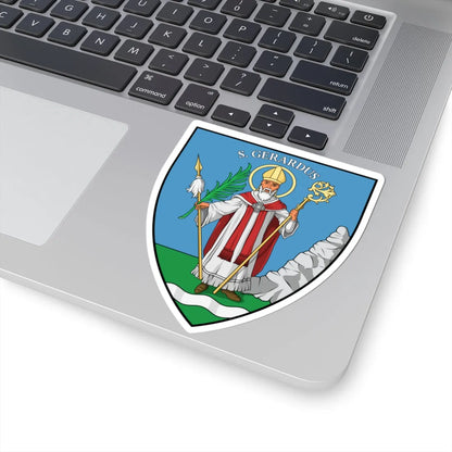 Coa Hungary County Csanád history (Hungary) (Coat of Arms) STICKER Vinyl Kiss-Cut Decal - The Sticker Space