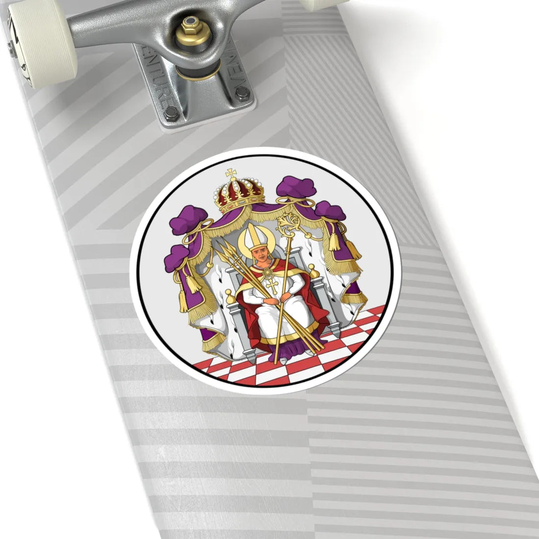 Coa Hungary County Esztergom history (Hungary) (Coat of Arms) STICKER Vinyl Kiss-Cut Decal - The Sticker Space