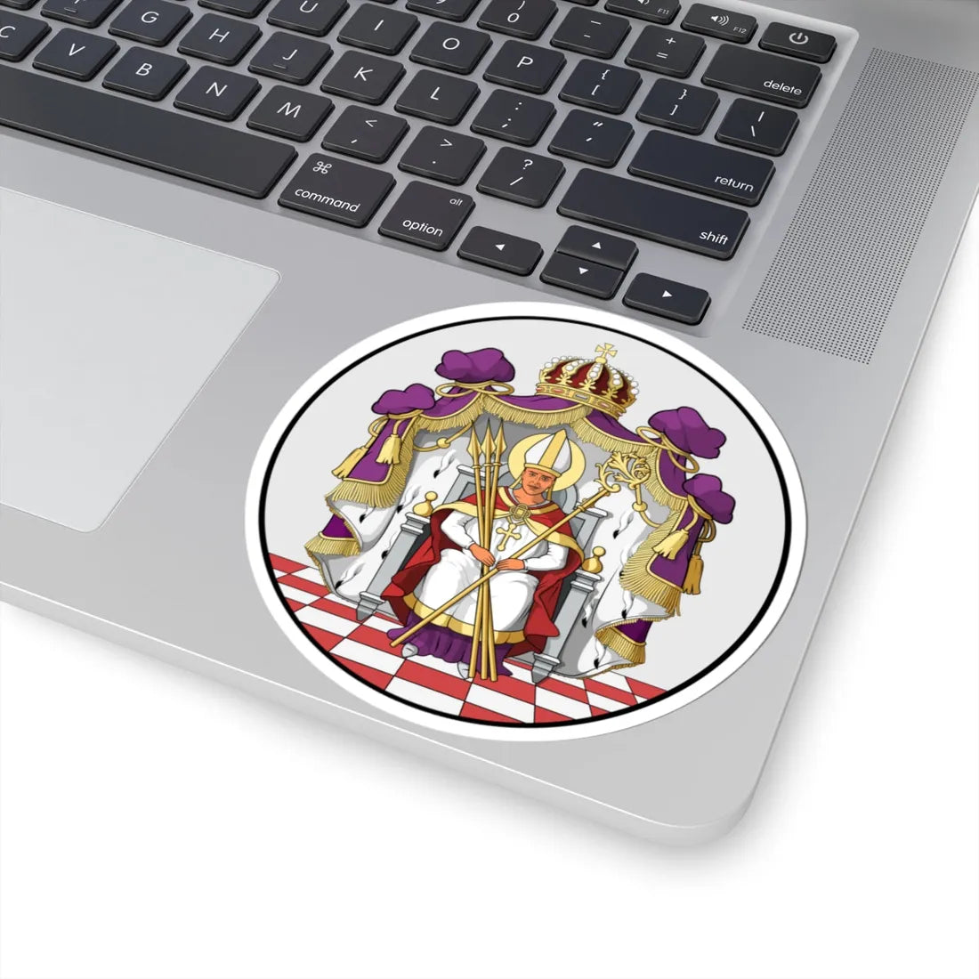 Coa Hungary County Esztergom history (Hungary) (Coat of Arms) STICKER Vinyl Kiss-Cut Decal - The Sticker Space