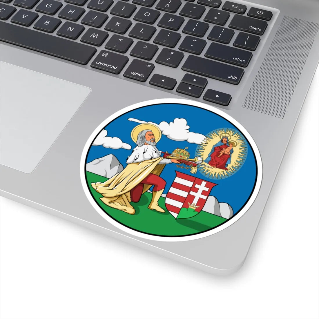 Coa Hungary County Fejér history (Hungary) (Coat of Arms) STICKER Vinyl Kiss-Cut Decal - The Sticker Space