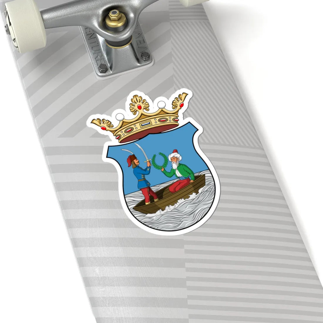 Coa Hungary County Fogaras history (Hungary) (Coat of Arms) STICKER Vinyl Kiss-Cut Decal - The Sticker Space