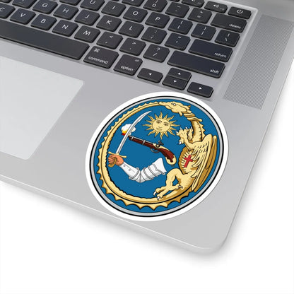 Coa Hungary County Hajdú history (Hungary) (Coat of Arms) STICKER Vinyl Kiss-Cut Decal - The Sticker Space