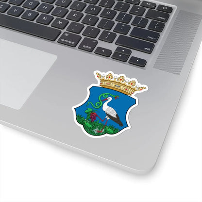 Coa Hungary County Heves history (Hungary) (Coat of Arms) STICKER Vinyl Kiss-Cut Decal - The Sticker Space