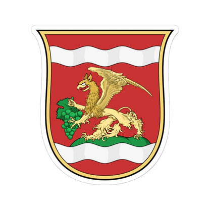 Coa Hungary County Kis-Küküllö history (Hungary) (Coat of Arms) STICKER Vinyl Kiss-Cut Decal 6 Inch White - The Sticker Space