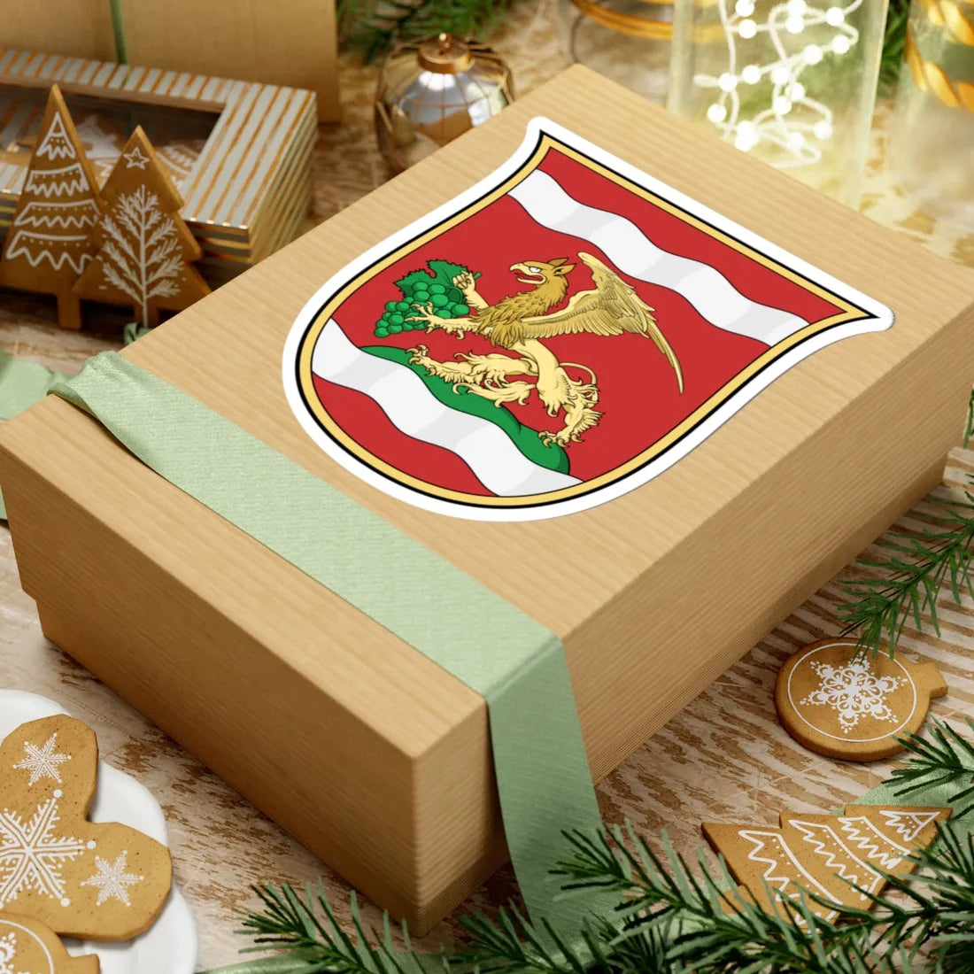 Coa Hungary County Kis-Küküllö history (Hungary) (Coat of Arms) STICKER Vinyl Kiss-Cut Decal - The Sticker Space