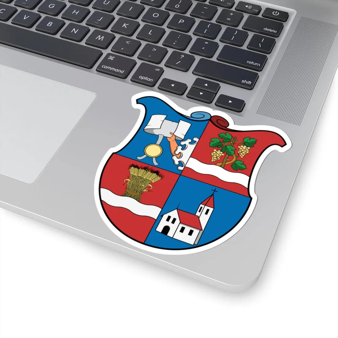 Coa Hungary County Kolozs history (Hungary) (Coat of Arms) STICKER Vinyl Kiss-Cut Decal - The Sticker Space